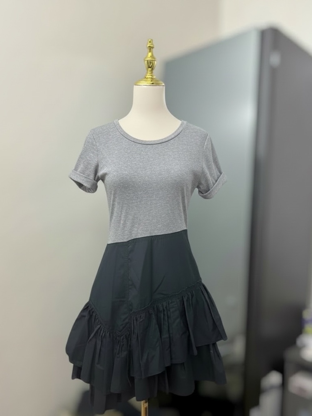 3.1 phillip lim grey black dress